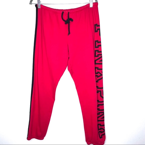 PINK Victoria's Secret Pants - VS PINK red joggers